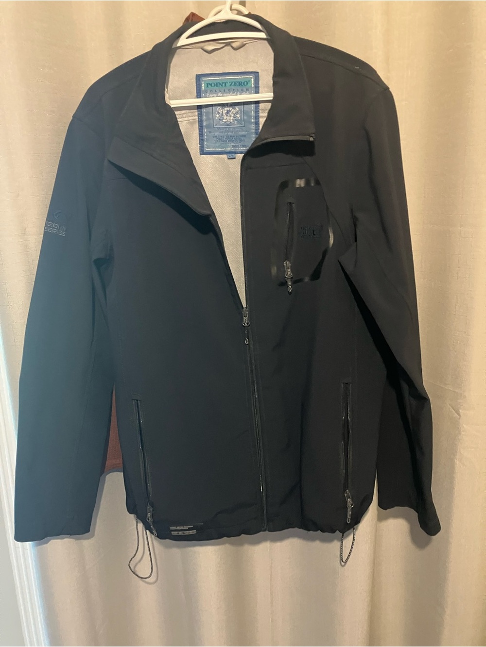 Point Zero Men's Black Softshell Shirt Jacket